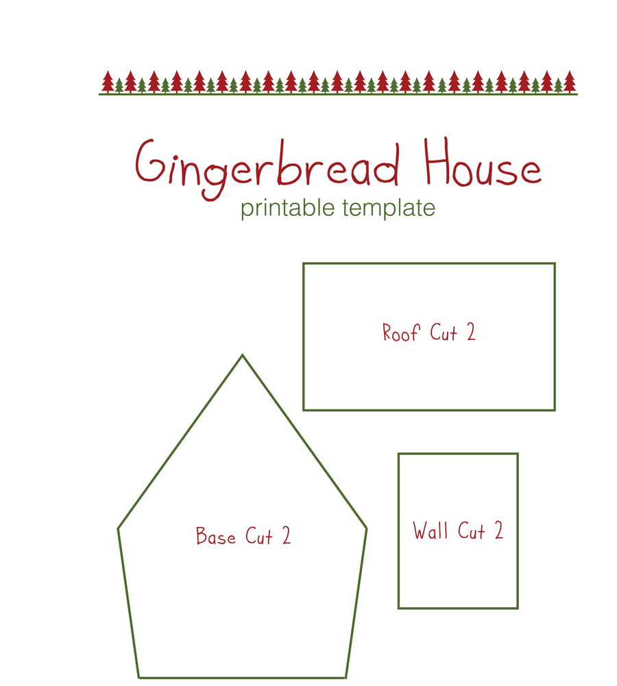 Gingerbread House Templates For Free Temploola