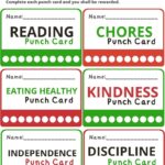 Good Behavior Punch Cards To Download Free Today