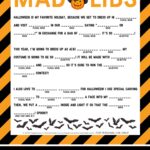 Halloween Mad Libs Printable Happiness Is Homemade