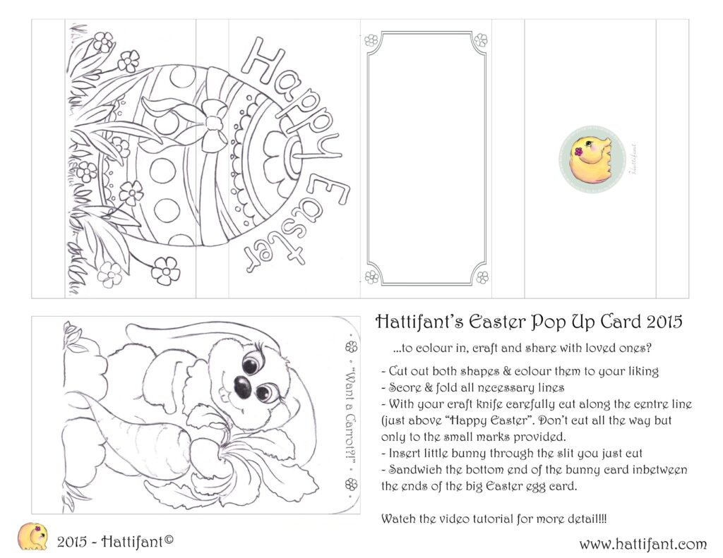 Easter Card Printable Templates