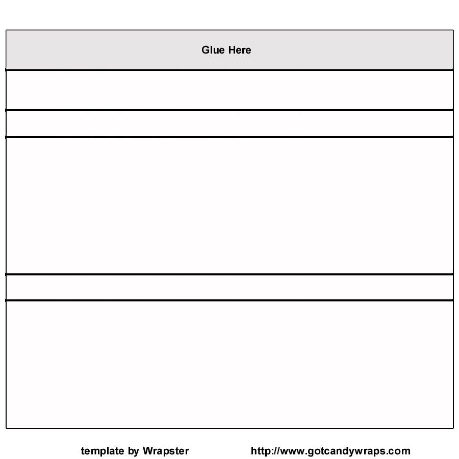 Printable Candy Bar Wrapper Template