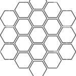 Hexagon Pattern Cut Out Stock Images Pictures Alamy