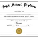 High School Diploma Edit Cert highs 2 pdf Easy To Download And Use pdf Education Template High School Diploma High Diploma Fake High School Diploma