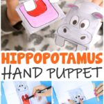 Hippopotamus Puppet Printable Template Easy Peasy And Fun