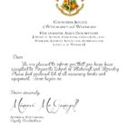 Hogwarts Harry Potter Invitations Harry Potter Letter Harry Potter Acceptance Letter