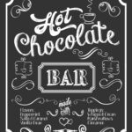 Hot Chocolate Bar Free Chalkboard Printable Sign