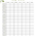 Hourly Planners 20 FREE Printables Printabulls