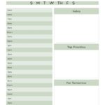 Hourly Planners 20 FREE Printables Printabulls