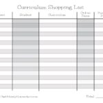 How I Plan My Homeschool Curriculum Shopping List Printable Curriculum Homeschool Curriculum Planning Homeschool Curriculum