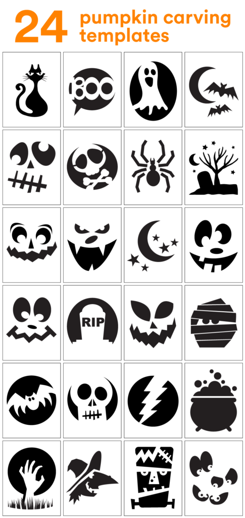 Printable Pumpkin Faces Templates