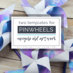 How To Make Pinwheels with Free Printable Template The Kitchen Table Classroom