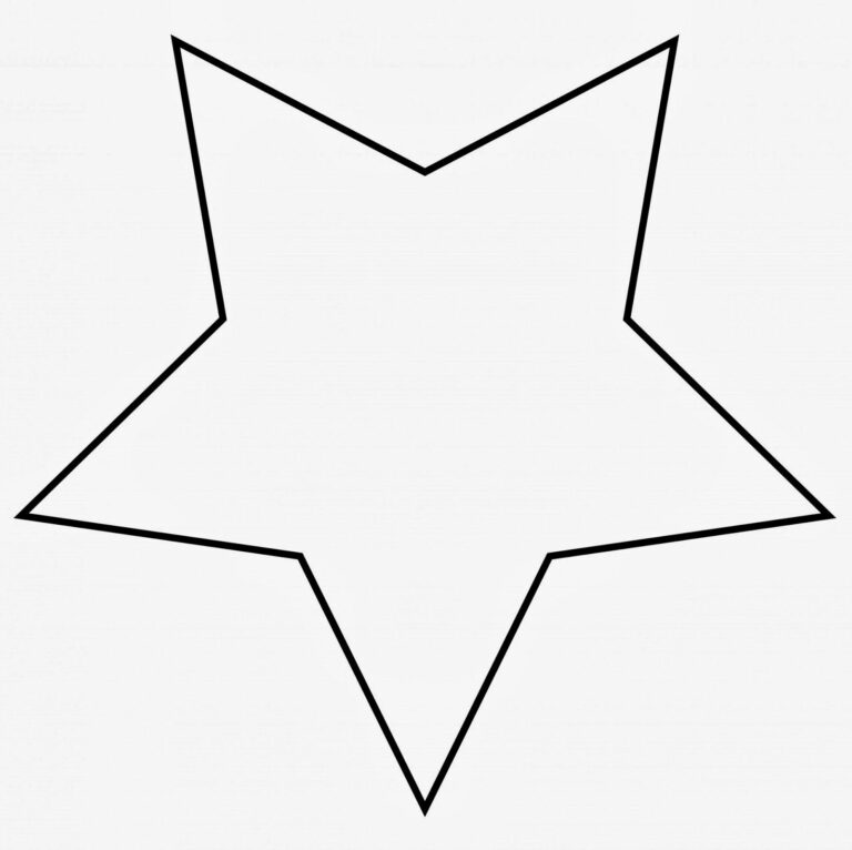 12 Inch Printable Star Template Fillable Form 2025 12 Inch Printable Star Template Fillable Form 2025