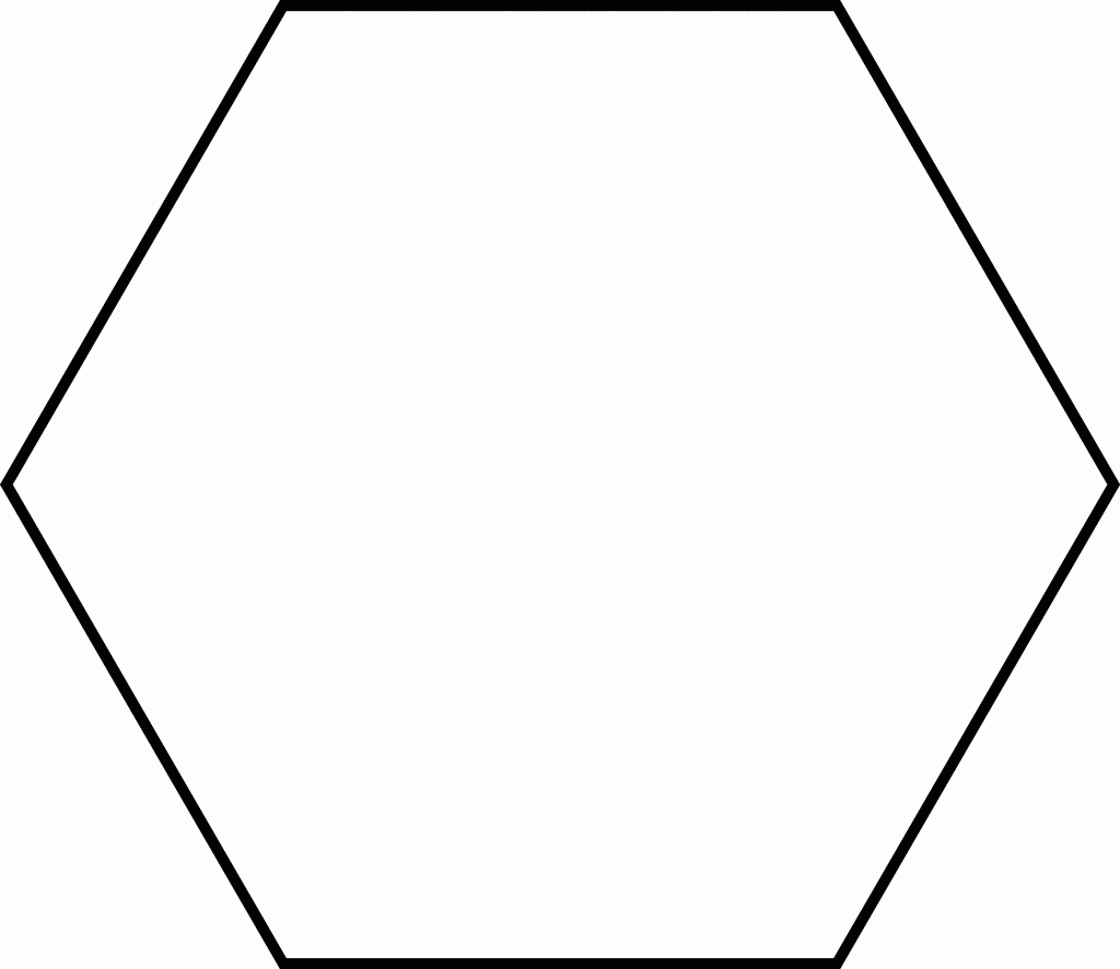 Hexagon Printable Template