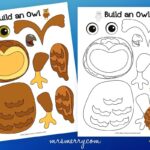 Make An Owl Craft Owl Template Printable Mrs Merry