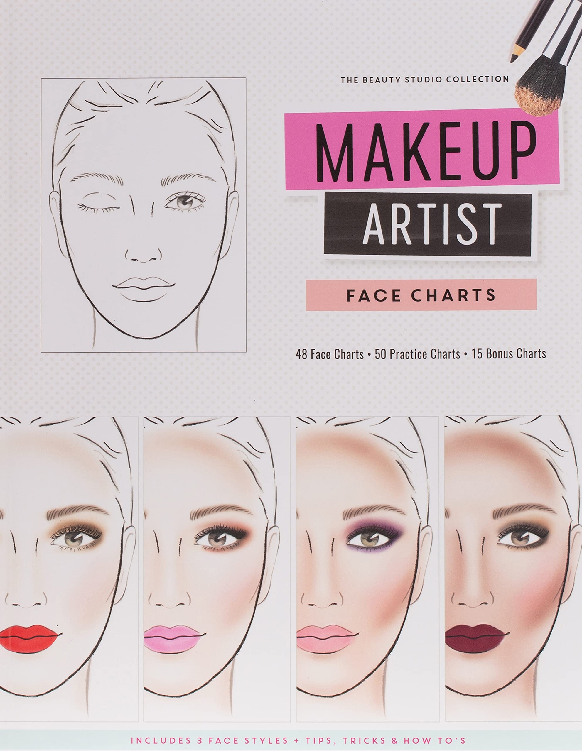 Makeup Artist Face Charts The Beauty Studio Collection Reyna Gina M Amazon de B cher