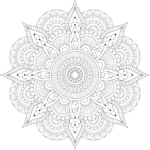 Mandala Coloring Pages For Adults Kids Happiness Is Homemade