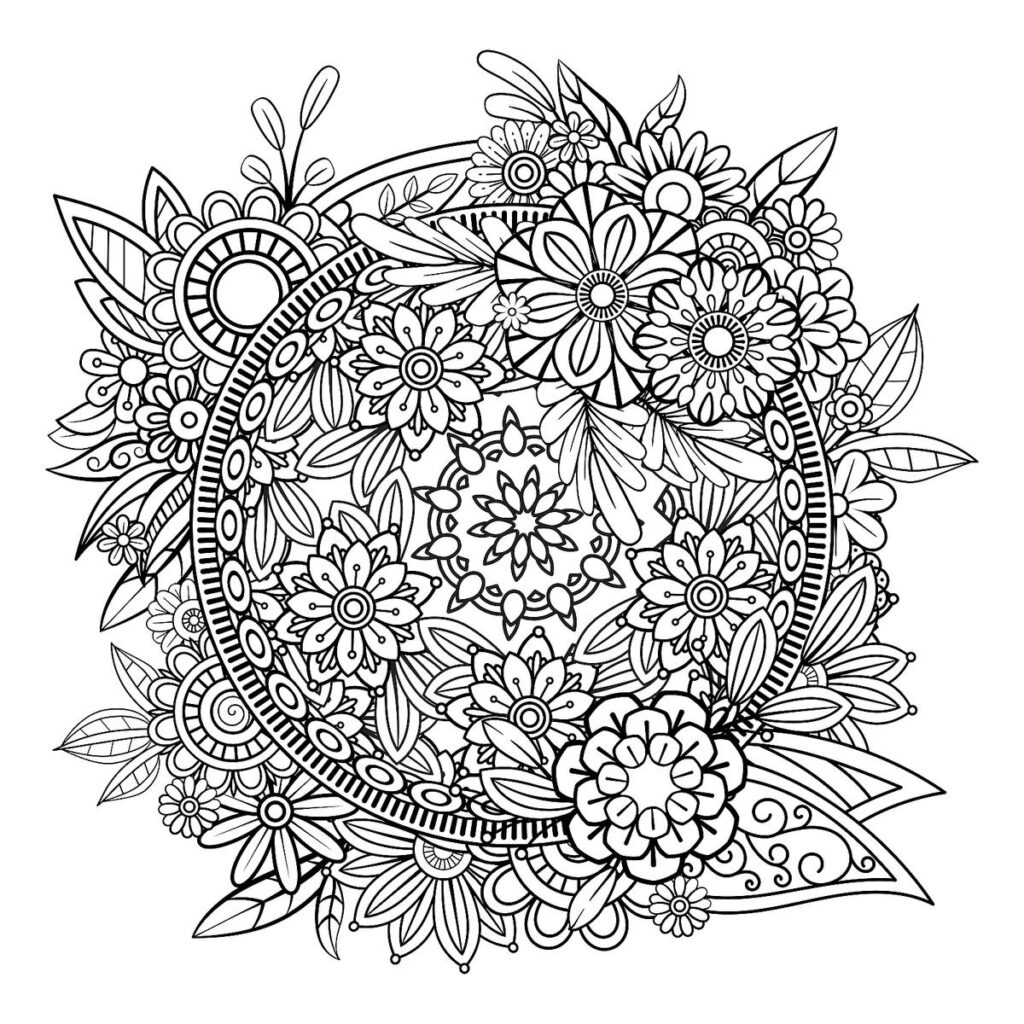 Mandala Template Printable