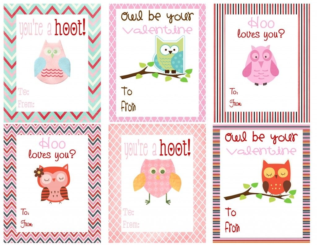 Mommy Hints 7 Free Printable Valentine s Day Cards For Kids To Take To Class Valentines Cards Printable Valentines Cards Owl Valentines Cards