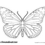 Monarch Butterfly Outline Tim s Printables Butterfly Outline Butterfly Printable Butterfly Template