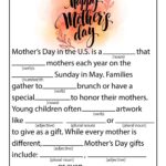 Mother s Day Ad Lib Fill In Stories Mothers Day Ad Childrens Publishing Mothers Day