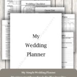 Neat Simple Wedding Planner Printable Wedding Planner PDF Etsy de