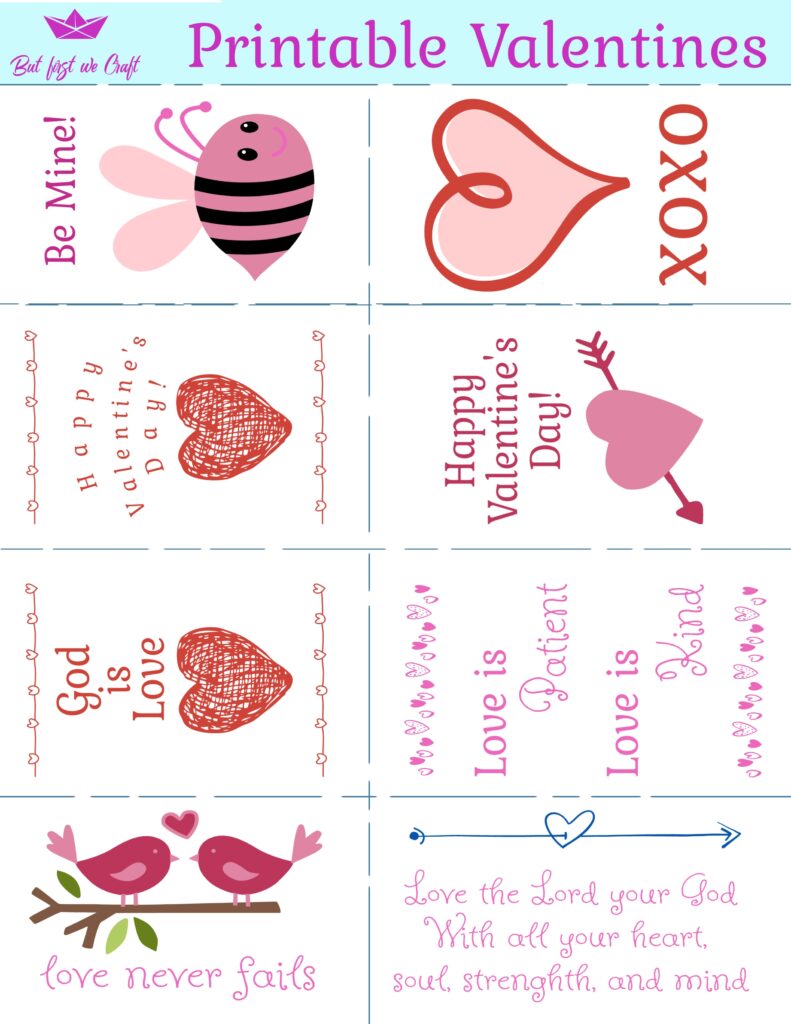 Valentines Day Cards For Kids Printable