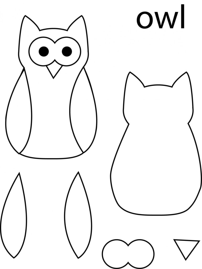 Owl Template Printable