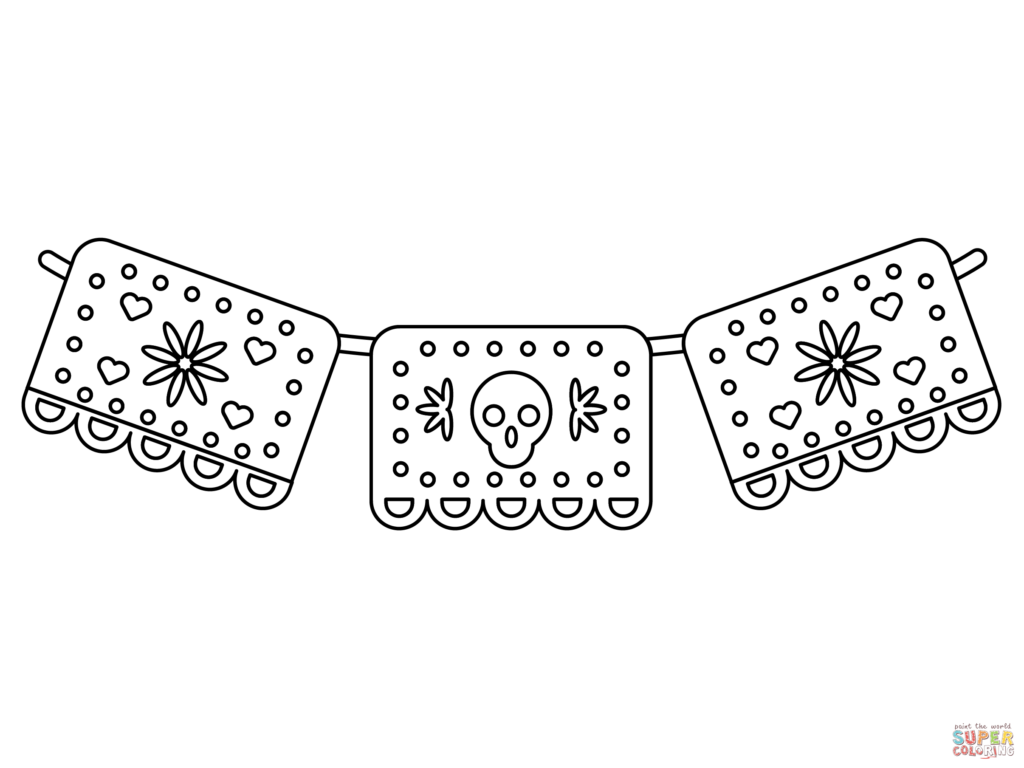 Easy Papel Picado Template Printable