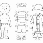 Paper Doll Template Best Coloring Pages For Kids