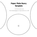 Paper Plate Bunny Craft with Free Template