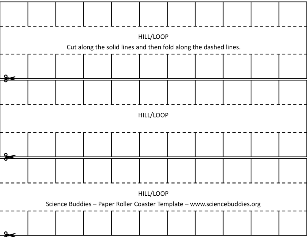 Step By Step Free Printable Roller Coaster Templates Fillable Form 2024