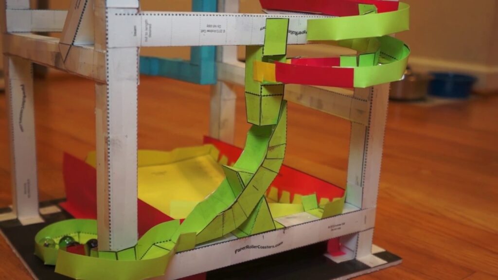 Step By Step Free Printable Roller Coaster Templates