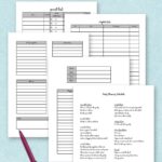 Party Planner Printable