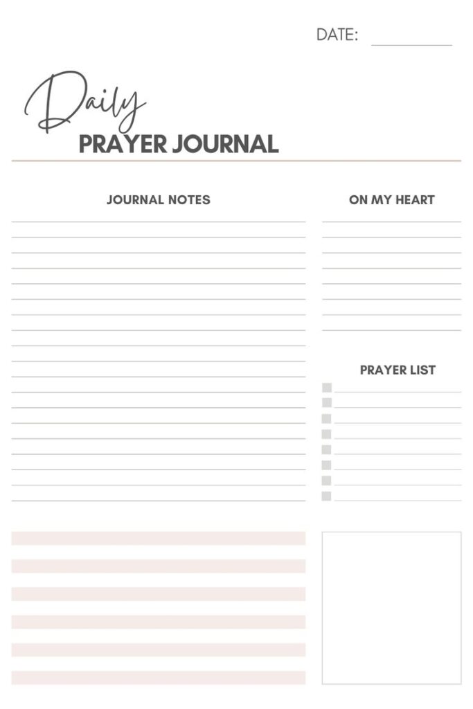Pin On Prayer Journal