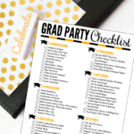 Plan The Perfect Party With A Free Printable Graduation Party Checklist Oh My Creative