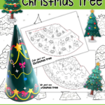 Printable 3D Christmas Tree Template For DIY Holiday Fun 2 Free