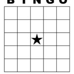 Printable Blank Bingo Cards For Teachers