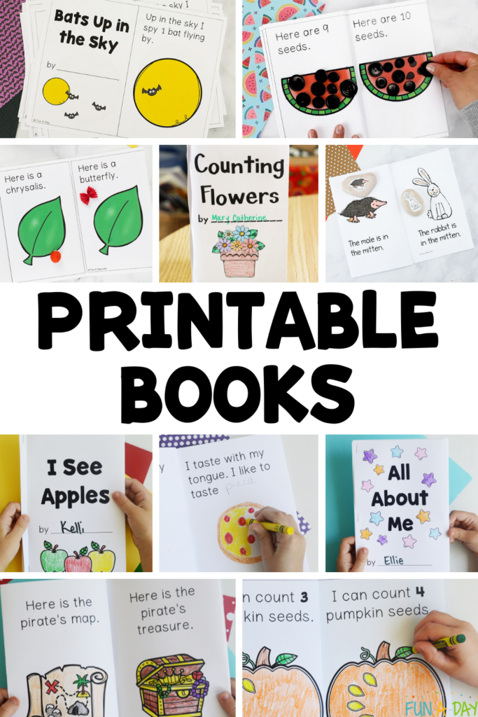Printable Books For Preschool And Kindergarten Fillable Form 2023