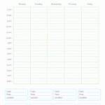 Printable Class Schedule Template PDF Download Freebie Finding Mom