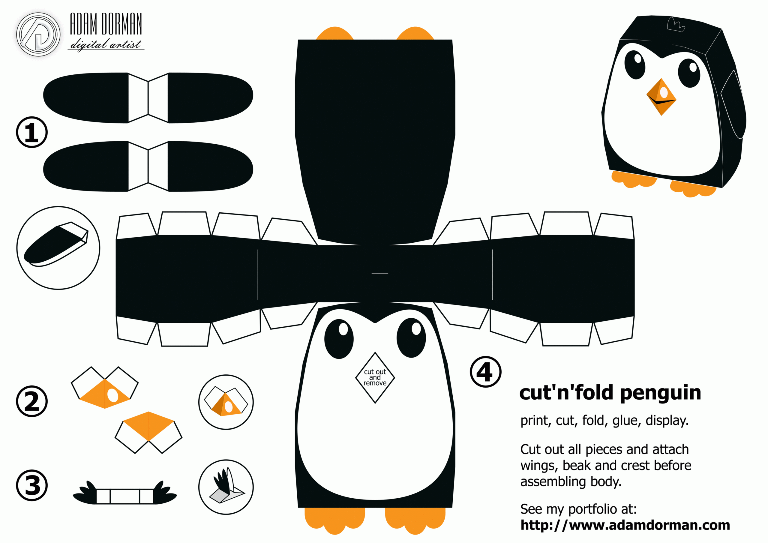 Printable Crafts Simply Download The PDF Or Graphic Image Of The Worksheet Print C Paper Toys Template Papercraft Templates Printables Papercraft Templates