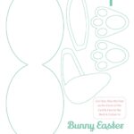 Printable Easter Bunny Card Template
