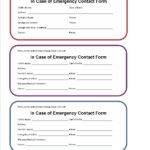 Printable Emergency Contact Form If You Were In An Accident And Unresponsive This Free Emergency Contact Form Contact Card Template Emergency Contact List