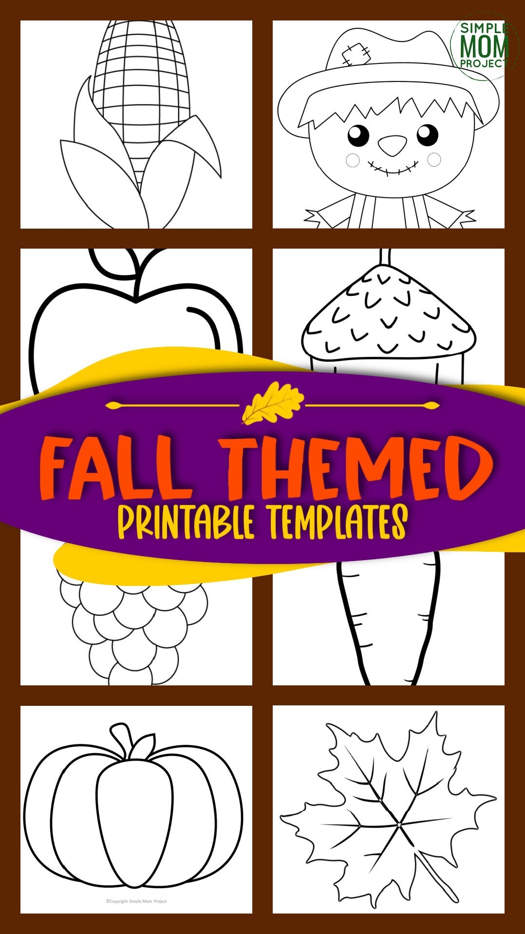 Printable Fall And Autumn Templates Simple Mom Project