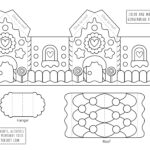Printable Gingerbread House Template To Color Ayelet Keshet