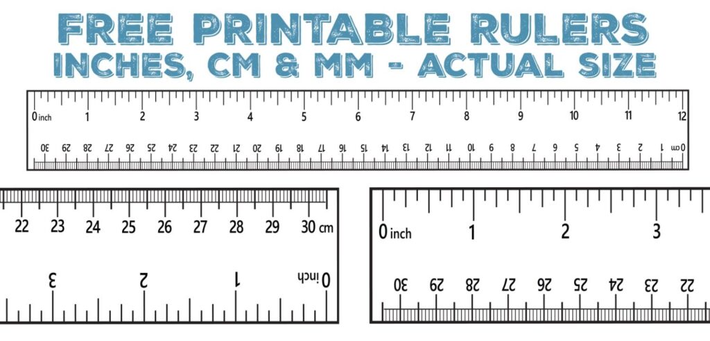 Printable Ruler For Kids