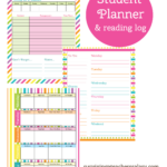 Printable Student Planner And Reading Log