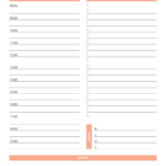 Printable Today Hourly Planner PDF Download Daily Planner Template Schedule Planner Planner Template