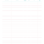 Printable Wedding Guest List With Gift Section PDF Download Guest List Template Wedding Guest List Printable Wedding Guest List Template