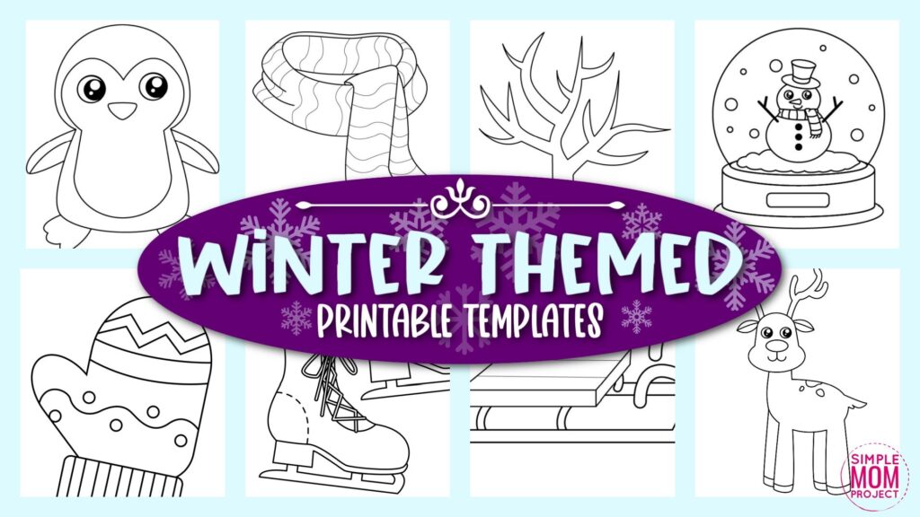 Printable Winter Templates Simple Mom Project