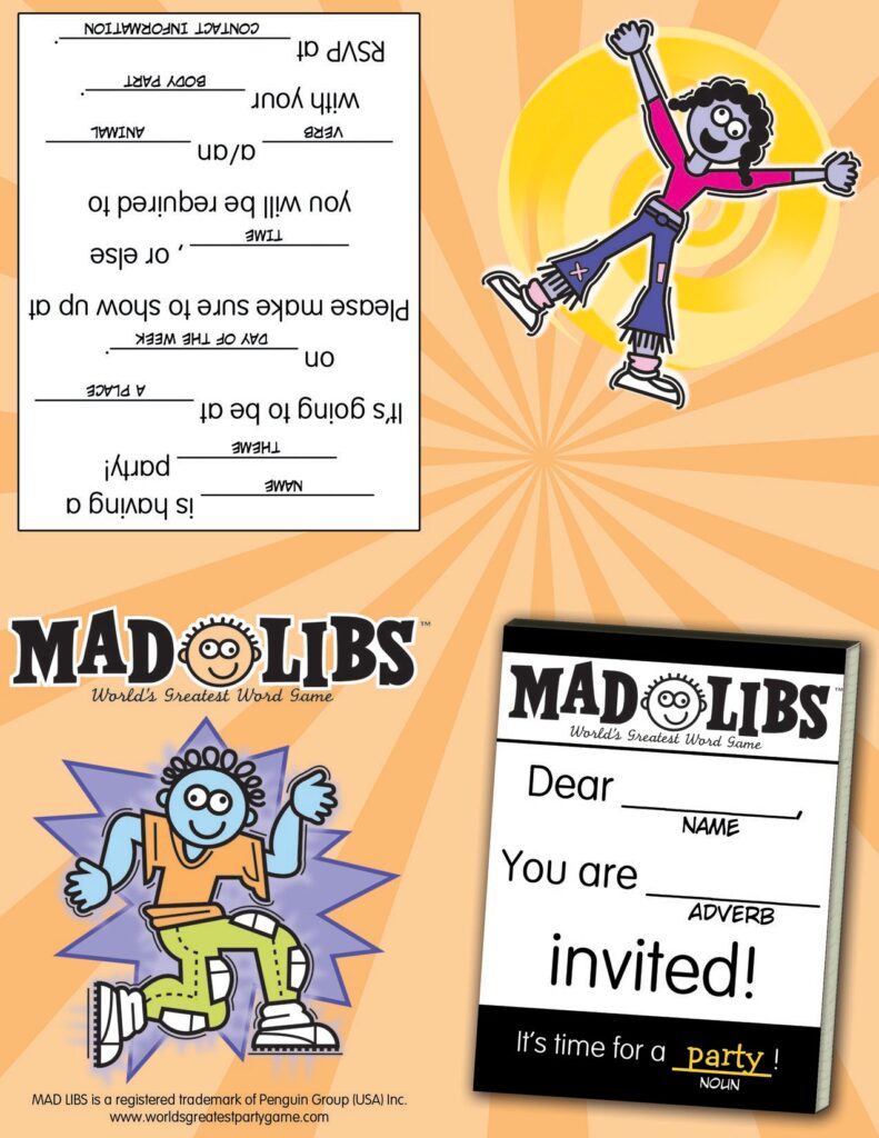 Free Printable Mad Libs For Kids Movie